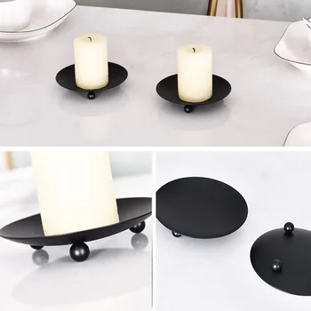 2pcs For LED Pillar Iron Plate Candle Holder Round Rustic Home Dinner Table Gift Wedding Decor Tealight Elegant Candlestick
2pcs For LED Pillar Iron Plate Candle Holder Round Rustic Home Dinner Table Gift Wedding Decor Tealight Elegant Candlestick