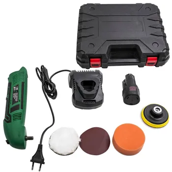 AUTO Polishing Machine POLISHING SANDER KIT Sponge Polishing Pad Set 3000U / min 12 Volt Li-Ion battery 1.3 AH / 1300 mah 12V
AUTO Polishing Machine POLISHING SANDER KIT Sponge Polishing Pad Set 3000U / min 12 Volt Li-Ion battery 1.3 AH / 1300 mah 12V