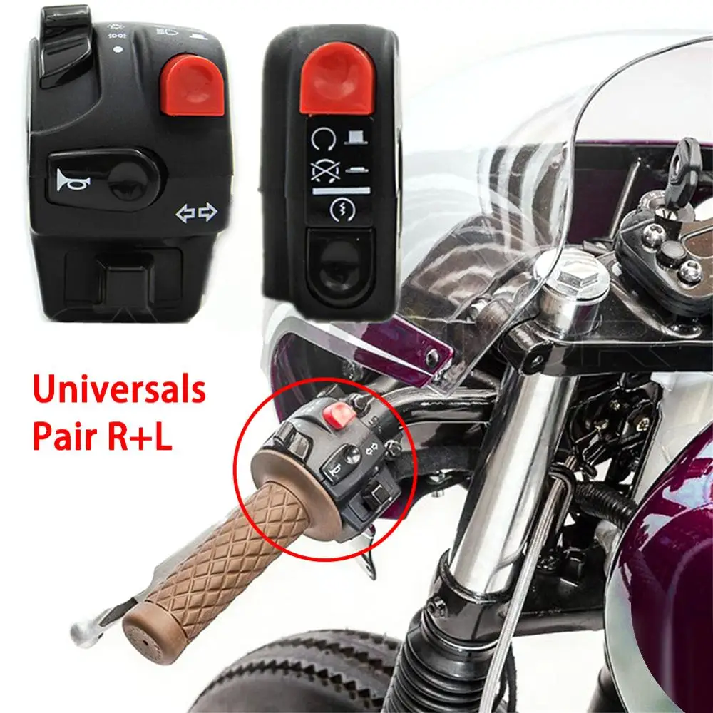 2x Button Switch Kit Ignition Engine for Honda Yamaha Bike Stop Lamp Horn Light Switch
2x Button Switch Kit Ignition Engine for Honda Yamaha Bike Stop Lamp Horn Light Switch