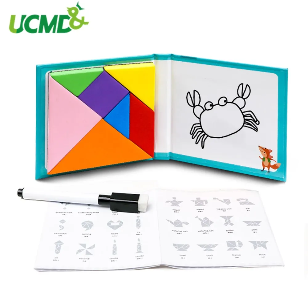 Magnetic Tangram Puzzle Jigsaw Montessori Educational Toy Puzzles Drawing Board Learning Challenge For Kids Children Gifts Toys
Magnetic Tangram Puzzle Jigsaw Montessori Educational Toy Puzzles Drawing Board Learning Challenge For Kids Children Gifts Toys