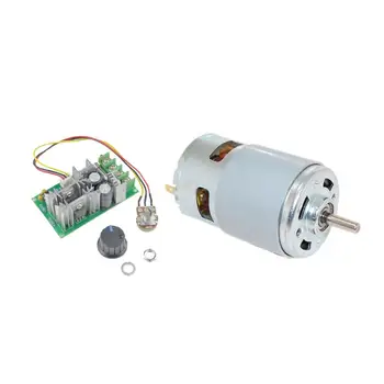 CHANCS Mini Electric Motor 775 DC 12V/24V Gear Motor With PWM Adjustable Reversible DC Motor Speed Regulator
CHANCS Mini Electric Motor 775 DC 12V/24V Gear Motor With PWM Adjustable Reversible DC Motor Speed Regulator