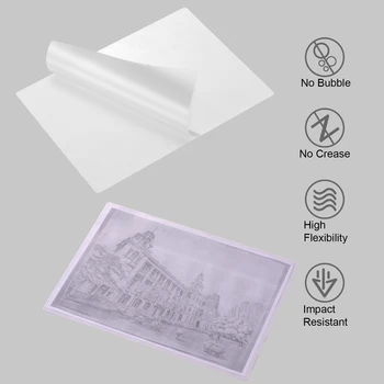 A4 Laminating Film Pouches Protection Sheet 4.9mil 100pc/set for Photo Paper Document Laminating Home Office Supply
A4 Laminating Film Pouches Protection Sheet 4.9mil 100pc/set for Photo Paper Document Laminating Home Office Supply