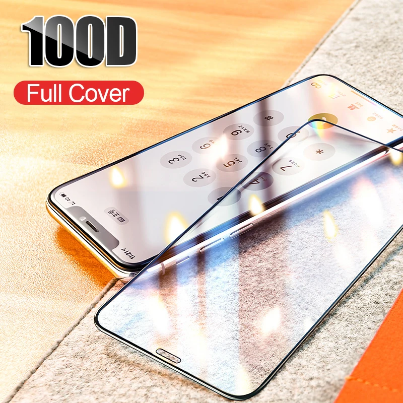 100D Full Cover Tempered Glass On The For iphone X XR XS Max 7 Screen Protector Film For IPHONE 7 8 6 6s PLus X Protective Glass
100D Full Cover Tempered Glass On The For iphone X XR XS Max 7 Screen Protector Film For IPHONE 7 8 6 6s PLus X Protective Glass