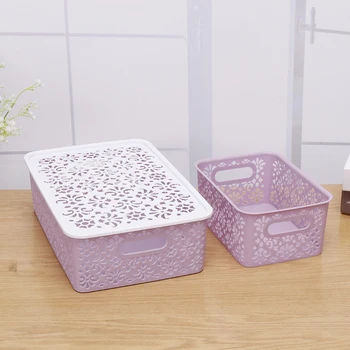 Desktop Storage Box Hollow Plastic Storage Basket Organizer Bathroom Cosmetics Basket Home Office Debris Sundries Storage Box
Desktop Storage Box Hollow Plastic Storage Basket Organizer Bathroom Cosmetics Basket Home Office Debris Sundries Storage Box