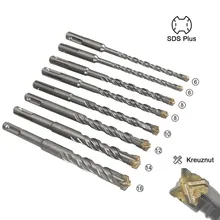 8pcs 6/8/10/12/14/16mm 160mm Electric Hammer SDS Plus Drill Bit Set For Masonry Concrete Rock
8pcs 6/8/10/12/14/16mm 160mm Electric Hammer SDS Plus Drill Bit Set For Masonry Concrete Rock