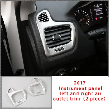 For Jeep compass 17-20 chrome Instrument panel left and right air outlet trim molding trim 2pcs
For Jeep compass 17-20 chrome Instrument panel left and right air outlet trim molding trim 2pcs