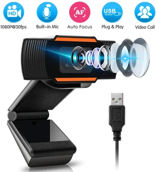 Full HD 1080P Web Camera Webcam 1080P 720P 480P USB Camera Video Recording Web Camera with Microphone For PC Camera
Full HD 1080P Web Camera Webcam 1080P 720P 480P USB Camera Video Recording Web Camera with Microphone For PC Camera
