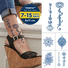 Juice Lasting Waterproof Temporary Tattoo Sticker Lotus Totem Character Flash Tattoos Male Indian Arm Body Art Fake Tatto Female
Juice Lasting Waterproof Temporary Tattoo Sticker Lotus Totem Character Flash Tattoos Male Indian Arm Body Art Fake Tatto Female