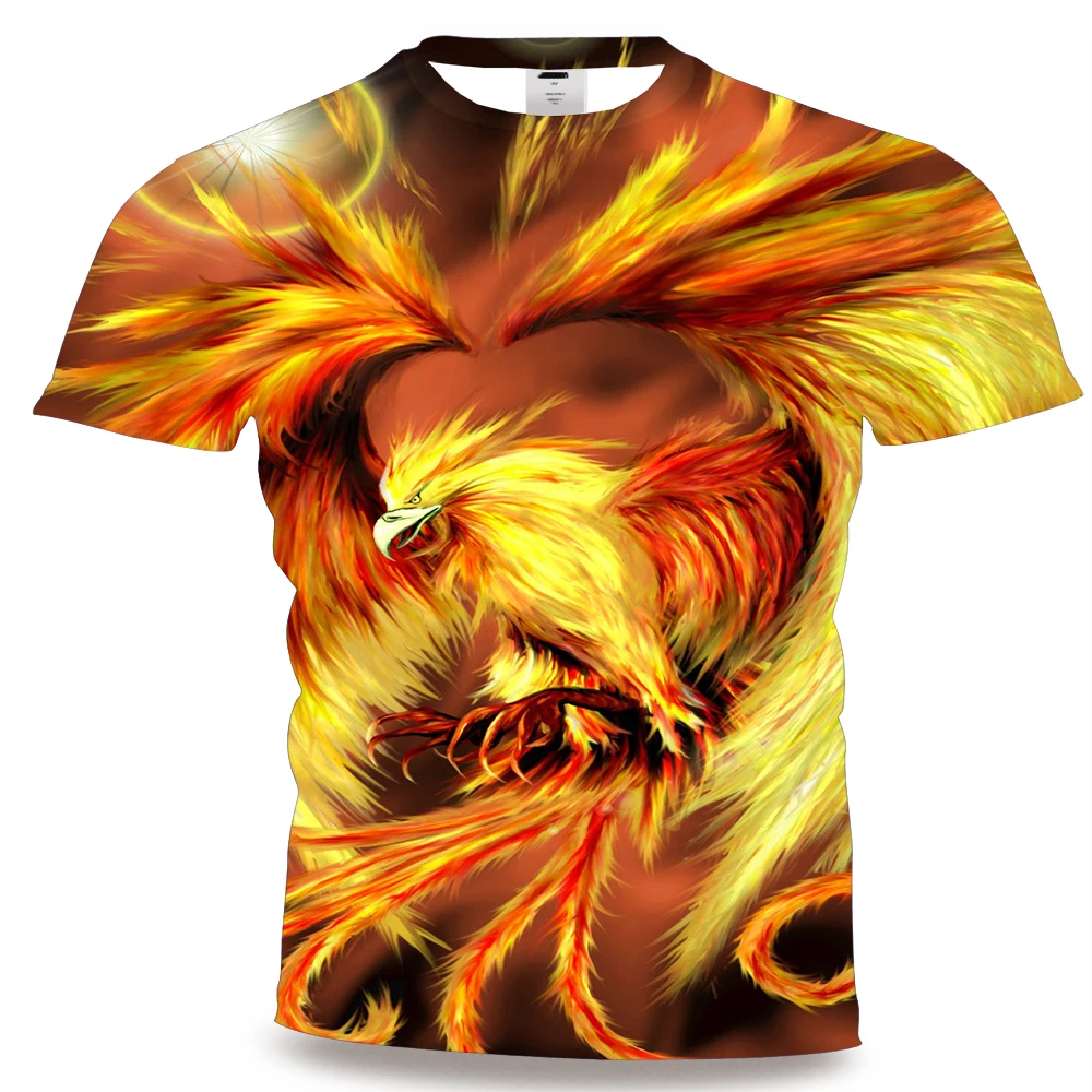 UNEY Flamingo T-Shirt For Men Fire Short Sleeve Phoenix Tops Tees 3D Pattern Shirt For Men Summer Tees Plus Size Tops 2020 New
UNEY Flamingo T-Shirt For Men Fire Short Sleeve Phoenix Tops Tees 3D Pattern Shirt For Men Summer Tees Plus Size Tops 2020 New