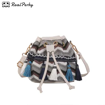 Women Tassel Bucket Straw Bags Female Summer Handbags Fashion New Drawstring Beach Bags Ladies Woven Shoulder Messenger Bags
Women Tassel Bucket Straw Bags Female Summer Handbags Fashion New Drawstring Beach Bags Ladies Woven Shoulder Messenger Bags