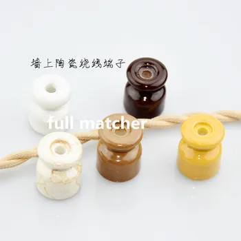 6/15/100Pieces Porcelain Insulator for Wall Wiring Cable Twisted Cord Ceramic Insulator with Screw Parts
6/15/100Pieces Porcelain Insulator for Wall Wiring Cable Twisted Cord Ceramic Insulator with Screw Parts