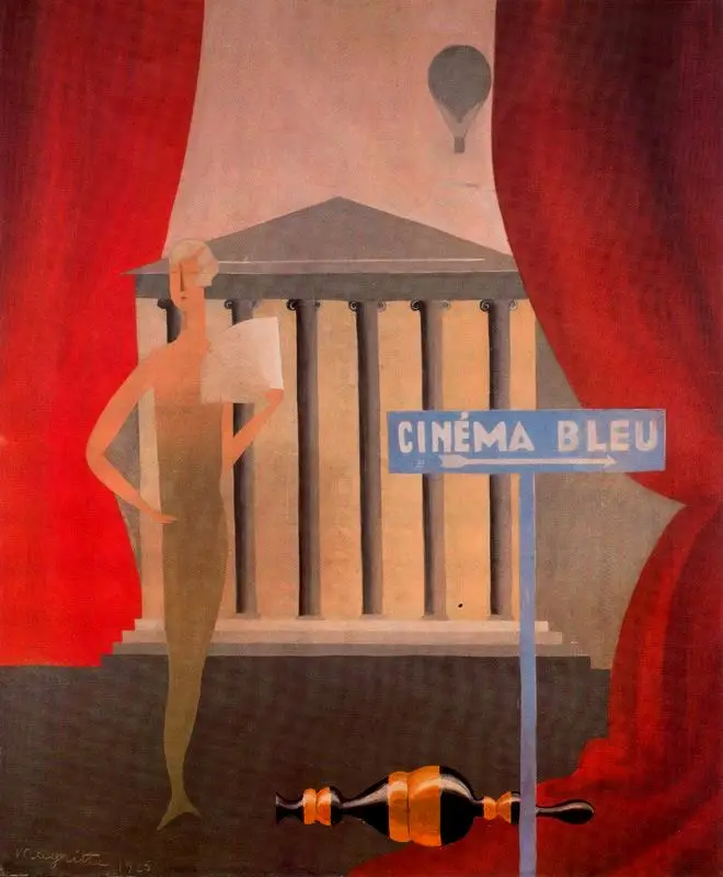 Oil Painting,100% handmade Oil Painting Reproduction on linen canvas,Blue cinema 1925 By Rene Magritte High quality
Oil Painting,100% handmade Oil Painting Reproduction on linen canvas,Blue cinema 1925 By Rene Magritte High quality