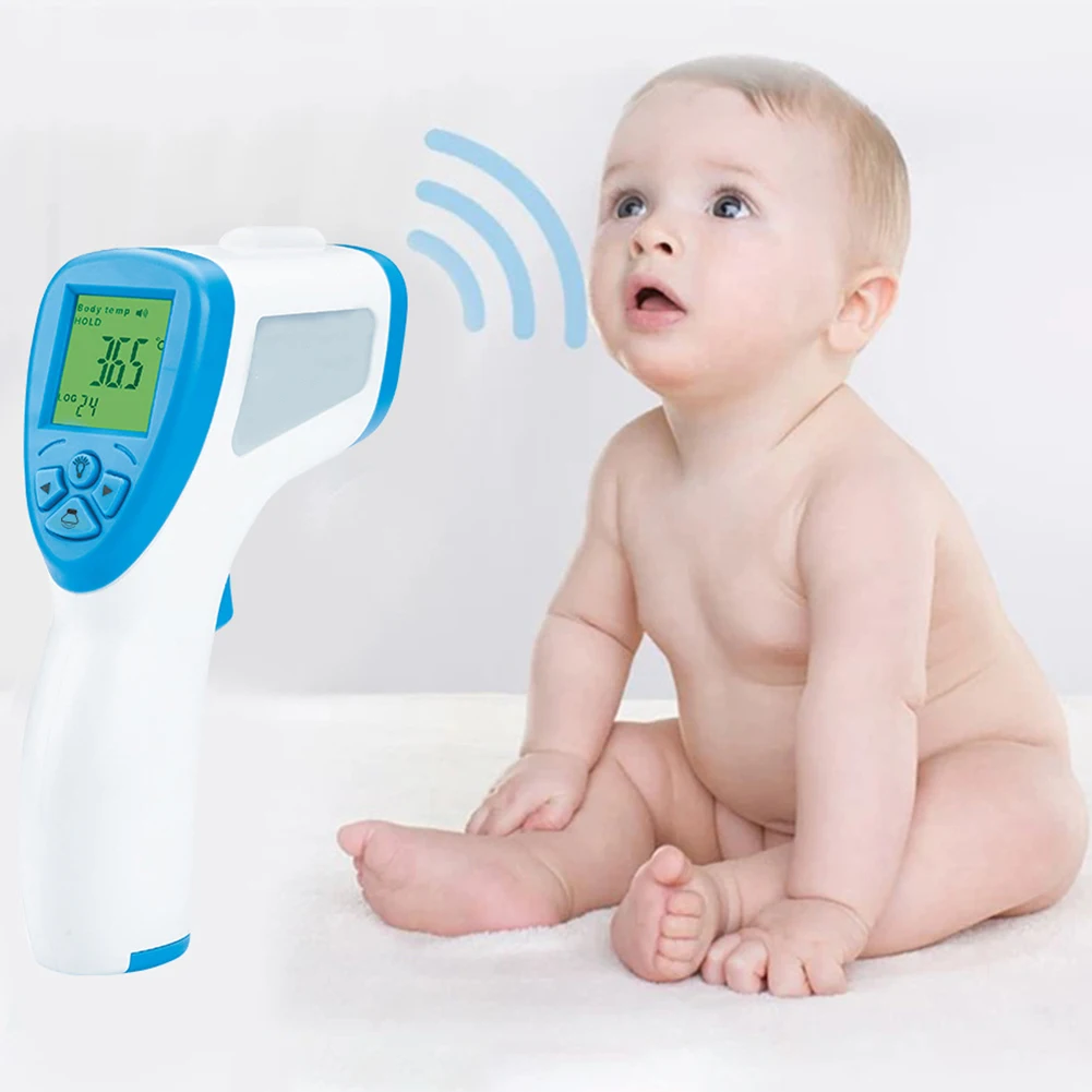 LCD Digital Non-Contact Thermometer Gun Baby Adult Infrared Forehead Thermometer Backlight Body Temperature Measuring Tool Mar24
LCD Digital Non-Contact Thermometer Gun Baby Adult Infrared Forehead Thermometer Backlight Body Temperature Measuring Tool Mar24