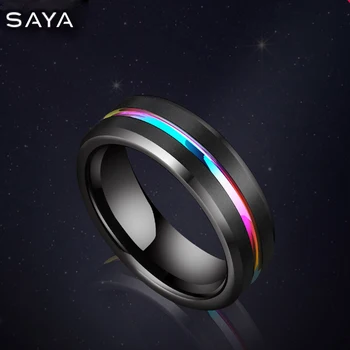 Men Rings, Personality Tungsten 7mm Width Black Ring, Fashion Jewelry, Customized, Free Shipping
Men Rings, Personality Tungsten 7mm Width Black Ring, Fashion Jewelry, Customized, Free Shipping