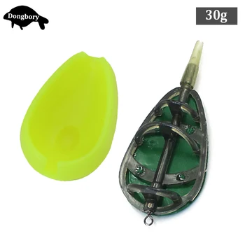 30g Carp Fishing Method Feeder Lead Sinker With Quick Release Mould Fishing In Line Feeder Set Carp Rig Terminal Tackle Tool Kit
30g Carp Fishing Method Feeder Lead Sinker With Quick Release Mould Fishing In Line Feeder Set Carp Rig Terminal Tackle Tool Kit
