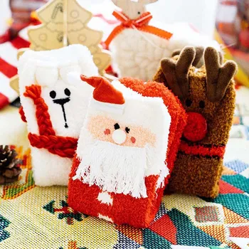 3Pcs/set Women Autumn Winter Thick Coral Baby Socks Christmas Socks Funny Socks Velvet Cute Home Unisex Warm Short Socks 
3Pcs/set Women Autumn Winter Thick Coral Baby Socks Christmas Socks Funny Socks Velvet Cute Home Unisex Warm Short Socks