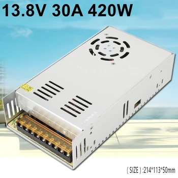 13.8V 30A 420W Switching power supply 110V 220V ac to dc transformer SMPS for monitoring security intercom access control system
13.8V 30A 420W Switching power supply 110V 220V ac to dc transformer SMPS for monitoring security intercom access control system