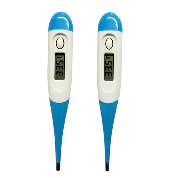 Mercury-Free Electronic Thermometer Digital Thermometer with Soft Head for Babies, Children, Adults (2PCS)
Mercury-Free Electronic Thermometer Digital Thermometer with Soft Head for Babies, Children, Adults (2PCS)