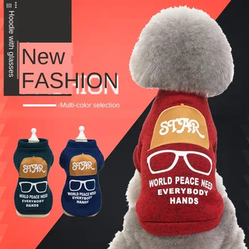 Pet Clothes 2019 Dog Clothes Glasses Sweater Comfortable Soft Medium And Small Dog Leg Clothes
Pet Clothes 2019 Dog Clothes Glasses Sweater Comfortable Soft Medium And Small Dog Leg Clothes