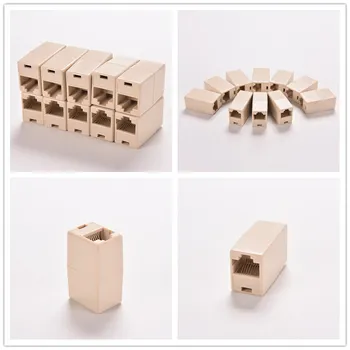 2/4pcs RJ45 Cat5 8P8C Universal Socket Connector Coupler For Extension Broadband Ethernet Network LAN Cable Joiner Extender Plug
2/4pcs RJ45 Cat5 8P8C Universal Socket Connector Coupler For Extension Broadband Ethernet Network LAN Cable Joiner Extender Plug