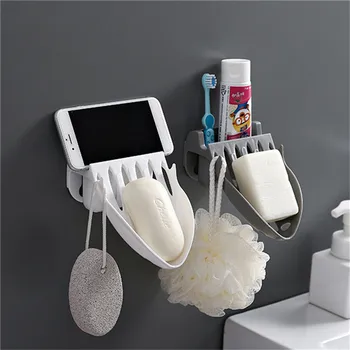 High Quality Seamless Wall-Mounted Soap Holder Drainage Storage Finishing Racks Strong Stickers Hole-Free
High Quality Seamless Wall-Mounted Soap Holder Drainage Storage Finishing Racks Strong Stickers Hole-Free