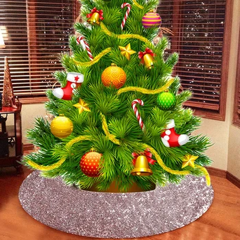 Round Sequin Tree Skirt Christmas Tree Skirts for Small Tree Christmas Carpet Tree Decor
Round Sequin Tree Skirt Christmas Tree Skirts for Small Tree Christmas Carpet Tree Decor
