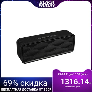Portable speaker Qumo X6 BT006, Bluetooth 4.0, 6 W, black 3663787