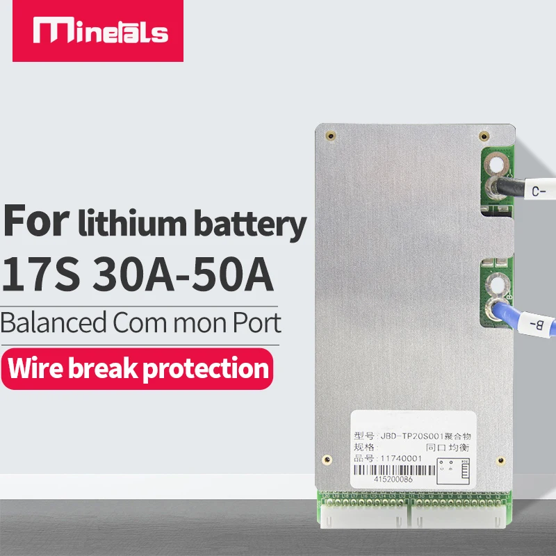 17S 30A 40A 50A BMS PCM common port balanced E-bike ternary lithium ion power 60V li-ion battery protection board
17S 30A 40A 50A BMS PCM common port balanced E-bike ternary lithium ion power 60V li-ion battery protection board