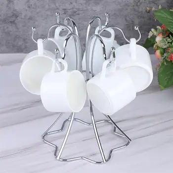 1pc Cup Mug Iron Storage Holder Kitchen Rack Cup Drying Storage Rack Wrought Drain Cup Holder Coffee Cup Holder Kitchen Shelf
1pc Cup Mug Iron Storage Holder Kitchen Rack Cup Drying Storage Rack Wrought Drain Cup Holder Coffee Cup Holder Kitchen Shelf
