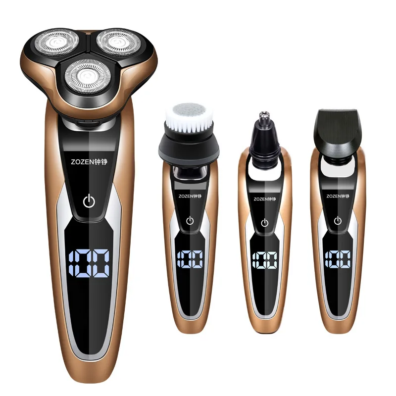 USB Rechargeable Electric Shaver Fully Washable Shaver with Battery Indicator Car Mounted Multi-functional Beard Knife
USB Rechargeable Electric Shaver Fully Washable Shaver with Battery Indicator Car Mounted Multi-functional Beard Knife