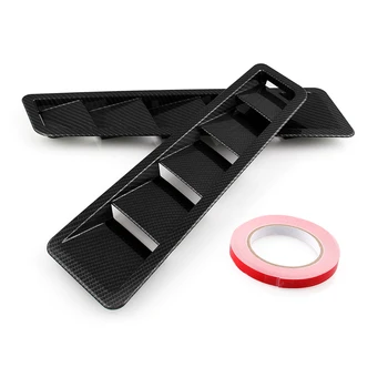 Hot Carbon Fiber Style 2pcs Universal Hood Vents Air Flow Intake Hood For Ford For Mustang Self-Adhesive Louver Window Cooling P
Hot Carbon Fiber Style 2pcs Universal Hood Vents Air Flow Intake Hood For Ford For Mustang Self-Adhesive Louver Window Cooling P