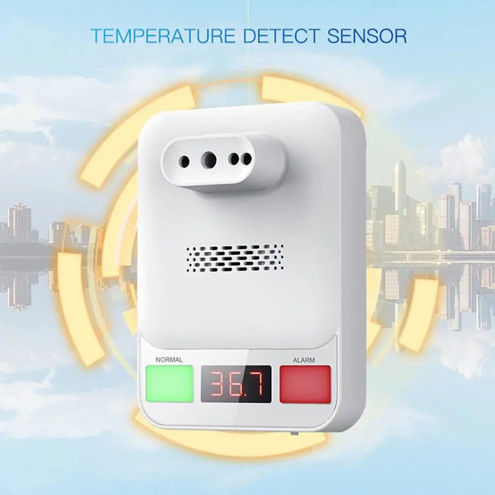 Forehead LED Digital Intelligent ABS School Infrared Thermometer Non Shop Wall Mounted Easy Install Rapid Measurement
Forehead LED Digital Intelligent ABS School Infrared Thermometer Non Shop Wall Mounted Easy Install Rapid Measurement