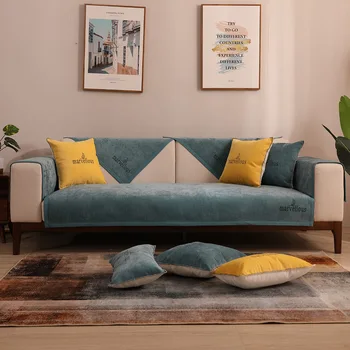Solid Color Sofa Cover Antiskid And Breathable, Exquisite Embroidery, Dirty Cover Sofa Simple And Wear-resistant
Solid Color Sofa Cover Antiskid And Breathable, Exquisite Embroidery, Dirty Cover Sofa Simple And Wear-resistant