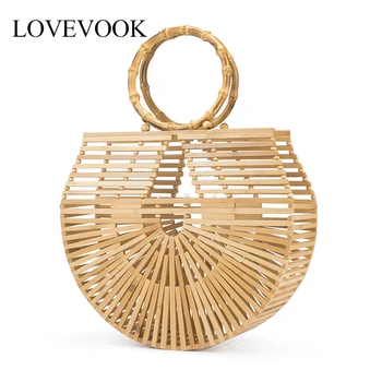Lovevook bamboo bags female summer beach bags for travel handmade woven straw bags for women handbags with top-handle Bohemia
Lovevook bamboo bags female summer beach bags for travel handmade woven straw bags for women handbags with top-handle Bohemia