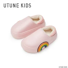 UTUNE KIDS Children's Slippers Winter Waterproof Home Shoes Cute Rainbow Patch For Girls Slippers Anti-slip Outside Boys Shoes 
UTUNE KIDS Children's Slippers Winter Waterproof Home Shoes Cute Rainbow Patch For Girls Slippers Anti-slip Outside Boys Shoes