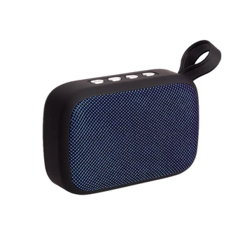 Portable Mini Wireless Bluetooth Speaker Surround Sound Speaker for Mobile Computer Blue + black
Portable Mini Wireless Bluetooth Speaker Surround Sound Speaker for Mobile Computer Blue + black