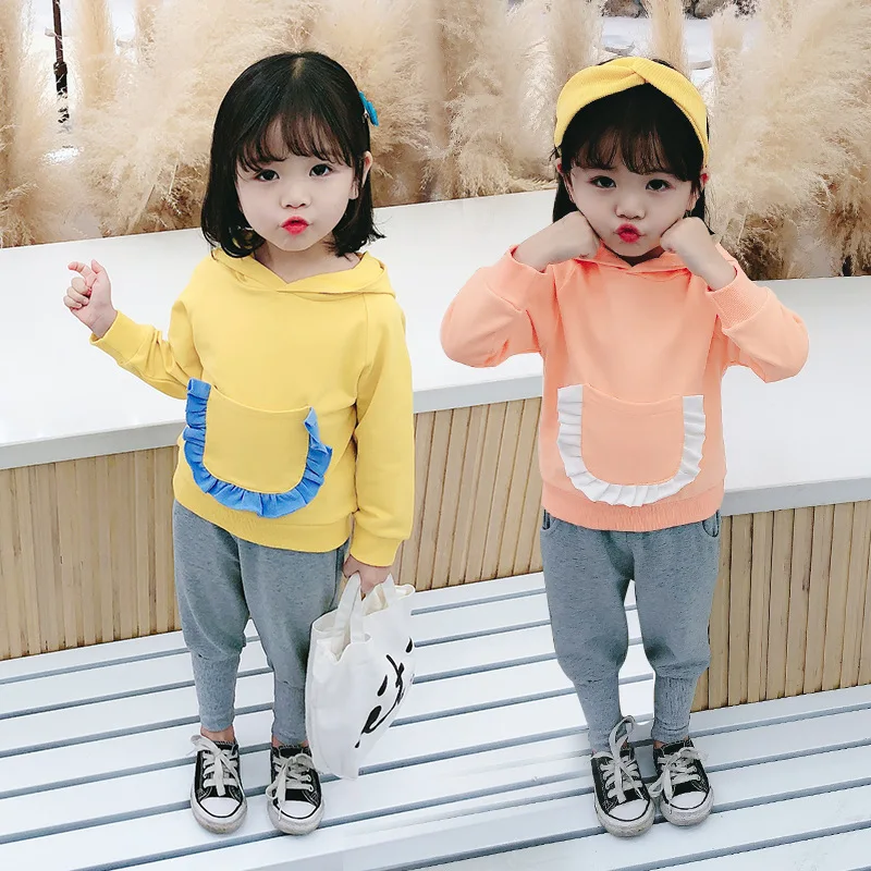Girls Spring Clothing Set 2020 New Style Korean-style Western Style Children Pocket Harem Pants Set Kmt-c6605
Girls Spring Clothing Set 2020 New Style Korean-style Western Style Children Pocket Harem Pants Set Kmt-c6605