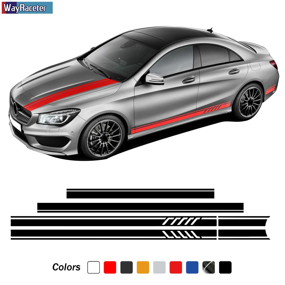 Edition AMG Side Stripes Skirt Sticker Car Hood Roof Trunk Decal For Mercedes Benz CLA Class W117 C117 X117 C118 X118 CLA45 35
Edition AMG Side Stripes Skirt Sticker Car Hood Roof Trunk Decal For Mercedes Benz CLA Class W117 C117 X117 C118 X118 CLA45 35