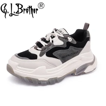 Chunky Sneakers Women 2020 Autumn Winter Women's Sports Shoes Increased Non-Slip Leather Fashion Casual Dad Shoes Women 5cm
Chunky Sneakers Women 2020 Autumn Winter Women's Sports Shoes Increased Non-Slip Leather Fashion Casual Dad Shoes Women 5cm