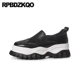 elevator leisure italian flats crystal genuine leather diamond black creepers platform shoes thick sole rhinestone muffin women
elevator leisure italian flats crystal genuine leather diamond black creepers platform shoes thick sole rhinestone muffin women