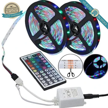 3/5/10M 12V+ RC LED Lights Lamps Strip SMD 5050 2835 Flexible Ribbon Fita RGB DC Tape Diode Lighting Party Hanging Decor Adapter
3/5/10M 12V+ RC LED Lights Lamps Strip SMD 5050 2835 Flexible Ribbon Fita RGB DC Tape Diode Lighting Party Hanging Decor Adapter