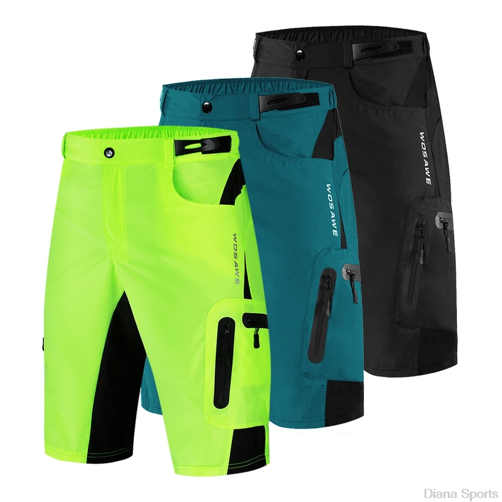 Фото Летние походные шорты зеленые/синие/черные уличные спортивные для мужчин и