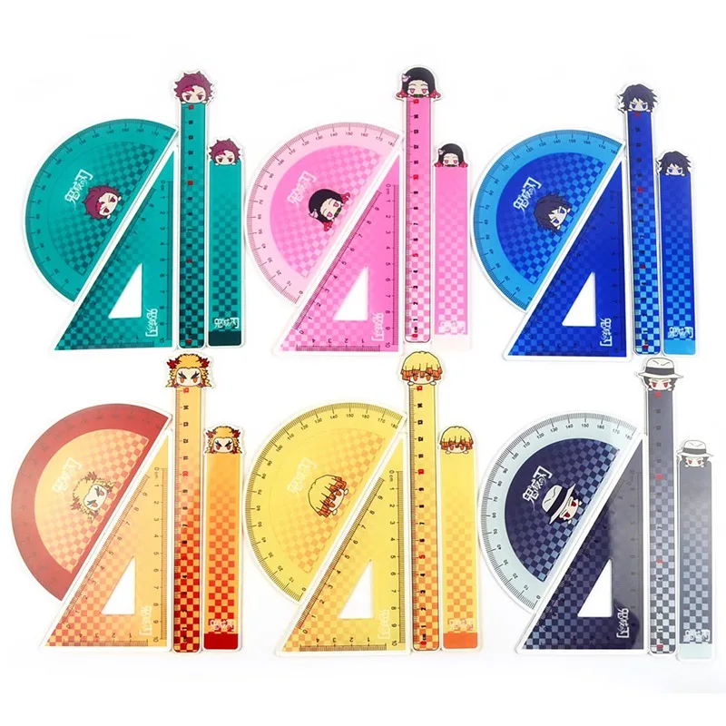 Anime Demon Slayer: Kimetsu No Yaiba Cosplay Ruler Set Measuring Scale Students Cartoon Measure Ruler Stationery Gift 4Pcs/Set
Anime Demon Slayer: Kimetsu No Yaiba Cosplay Ruler Set Measuring Scale Students Cartoon Measure Ruler Stationery Gift 4Pcs/Set