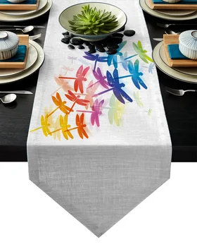 Colorful Dragonfly Table Runner Table Flag Home Party Decorative Tablecloth Table Runners for Wedding
Colorful Dragonfly Table Runner Table Flag Home Party Decorative Tablecloth Table Runners for Wedding