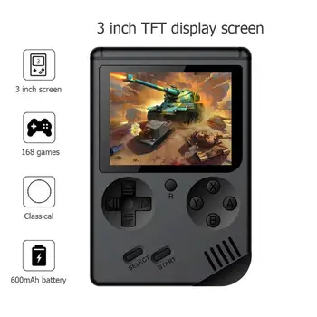 Durable Handheld Game Players Delicate Design RS-6A Retro Mini Game Console 8-Bit 3inch Color Game Player Built-in 168 Games
Durable Handheld Game Players Delicate Design RS-6A Retro Mini Game Console 8-Bit 3inch Color Game Player Built-in 168 Games