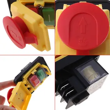 KJD12 250V 4Pin Waterproof Magnetic Start Stop No Volt Release Pushbutton Switch 77UD
KJD12 250V 4Pin Waterproof Magnetic Start Stop No Volt Release Pushbutton Switch 77UD