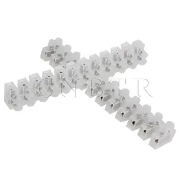 CNBTR 10pcs Dual Row 12 Position Terminal Block Bar Electric Wire Cord Connector 10A
CNBTR 10pcs Dual Row 12 Position Terminal Block Bar Electric Wire Cord Connector 10A
