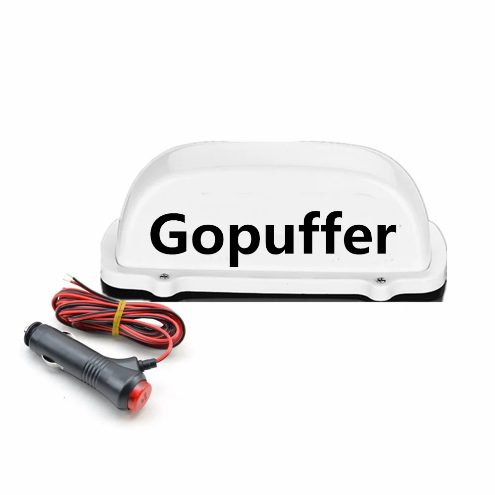 1 pcs Waterproof LED dome light car top light with magnet base for gopuffer user and Eye-catching light
1 pcs Waterproof LED dome light car top light with magnet base for gopuffer user and Eye-catching light