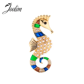JOOLIM Enamel Pearl Seahorse Brooch Pin Trendy Jewelry Wholesale
JOOLIM Enamel Pearl Seahorse Brooch Pin Trendy Jewelry Wholesale