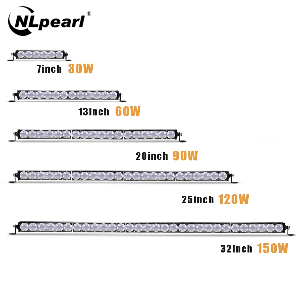 Nlpearl Light Bar/Work Light 7-38inch Single Row CREE LED Bar Offroad for Truck Boat UAZ ATV SUV 4x4 5D LED Work Light 12V 24V
Nlpearl Light Bar/Work Light 7-38inch Single Row CREE LED Bar Offroad for Truck Boat UAZ ATV SUV 4x4 5D LED Work Light 12V 24V